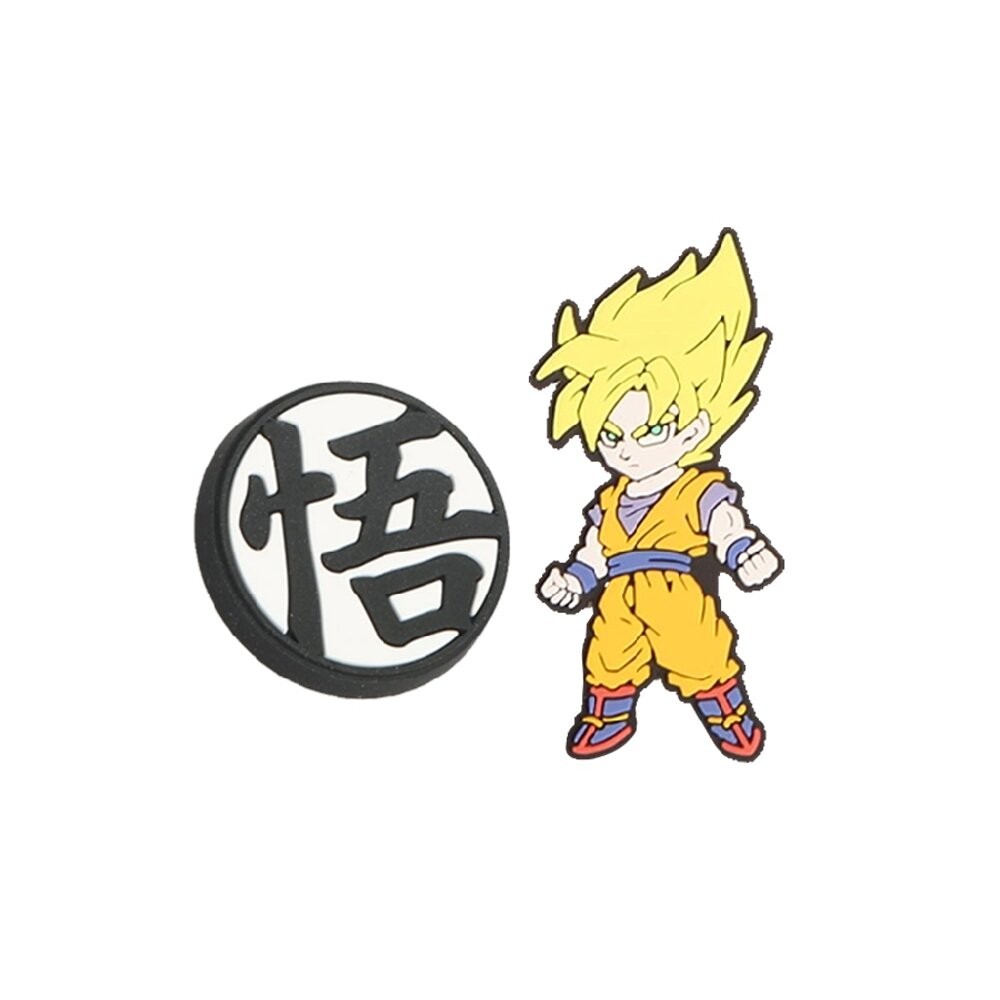 [大鷲體育]七龍珠Z 聯名 VICTOR 勝利 聯名造型掛飾 徽章 PG4502DBZ 鞋帶扣 PG4002DBZ PG-規格圖10