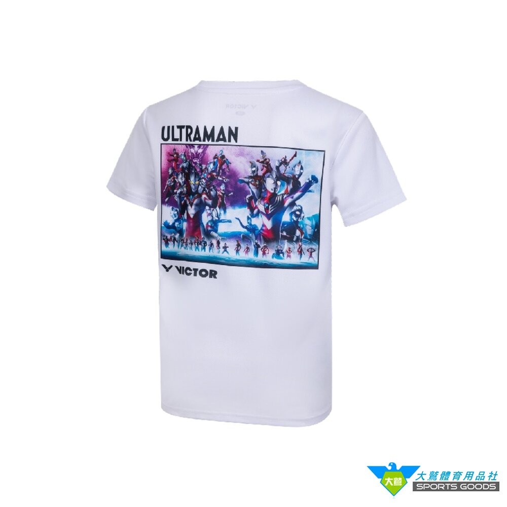 [大鷲體育]超人力霸王 聯名 勝利 VICTOR x ULTRAMAN T-501UTM T-501JRUTM 聯名針織-細節圖3