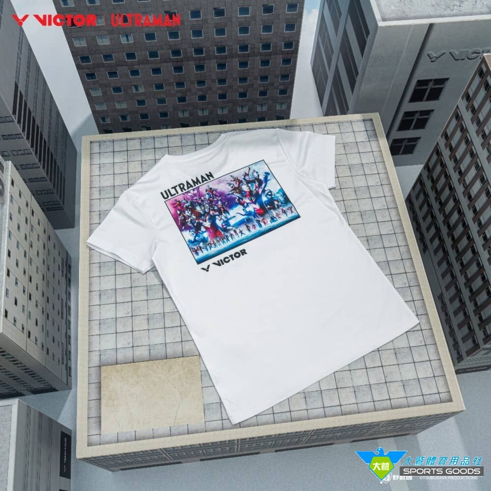 [大鷲體育]超人力霸王 聯名 勝利 VICTOR x ULTRAMAN T-501UTM T-501JRUTM 聯名針織-細節圖8