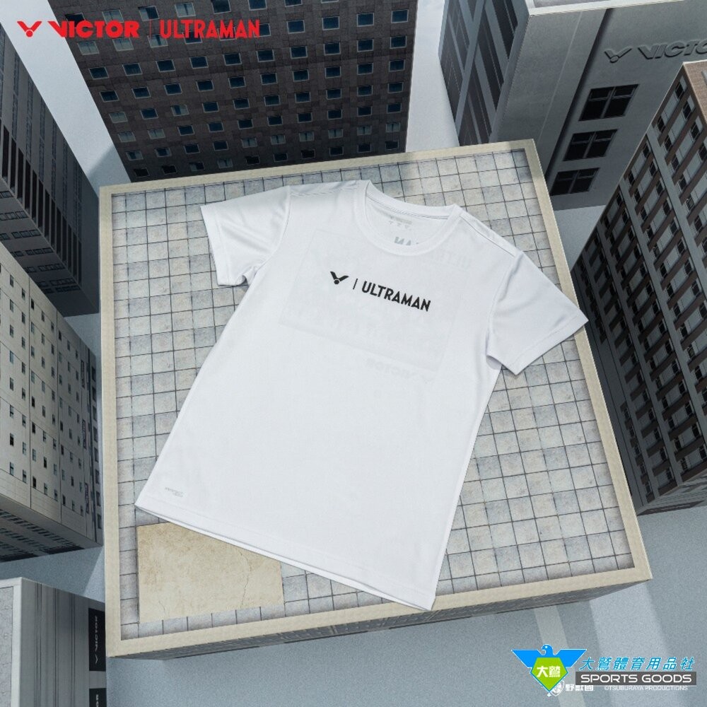 [大鷲體育]超人力霸王 聯名 勝利 VICTOR x ULTRAMAN T-501UTM T-501JRUTM 聯名針織-細節圖9