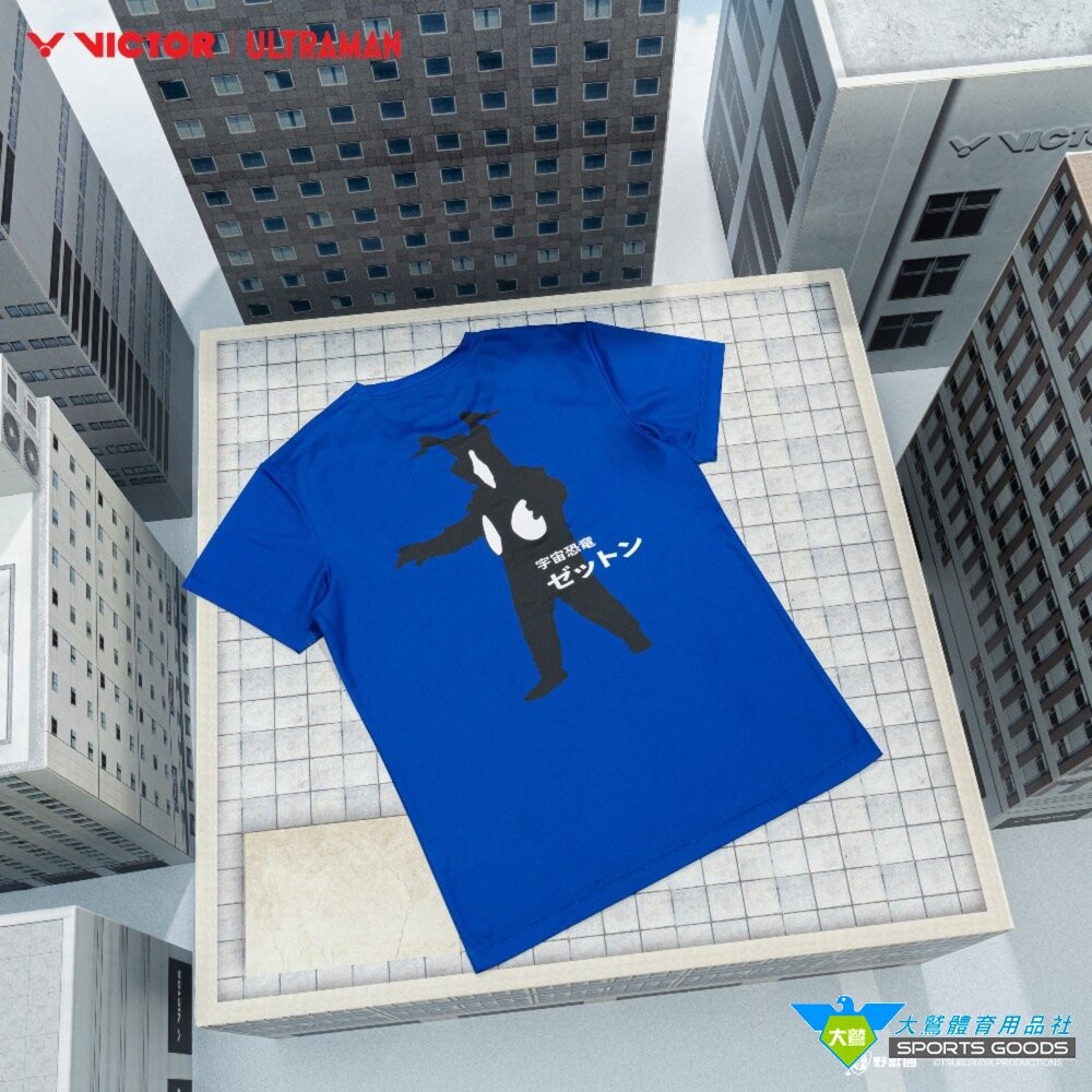 [大鷲體育]超人力霸王 聯名 勝利 VICTOR x ULTRAMAN T-502UTM T-502JRUTM 聯名針織-細節圖8