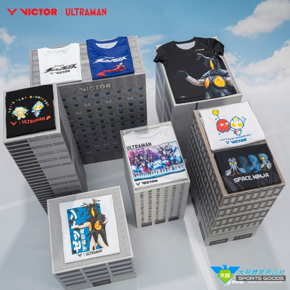 [大鷲體育]超人力霸王 聯名 勝利 VICTOR x ULTRAMAN T-503UTM T-503JRUTM 聯名針織-細節圖7