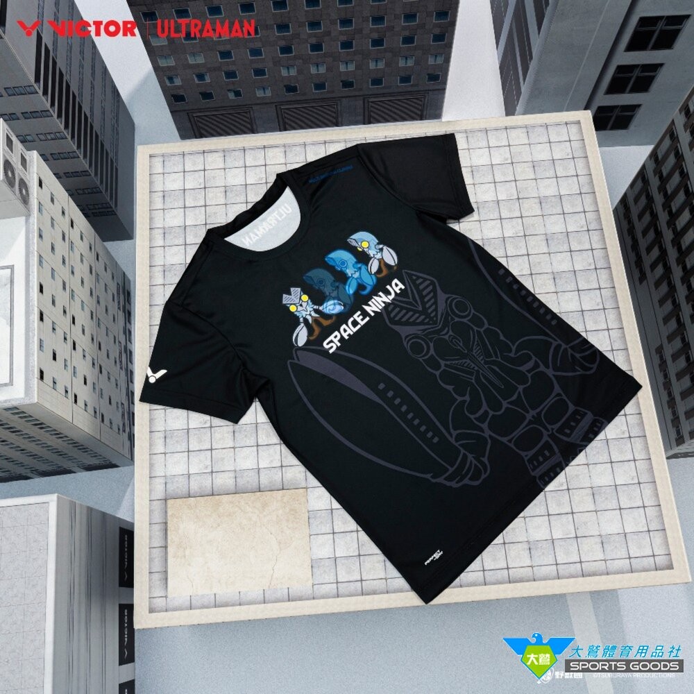 [大鷲體育]超人力霸王 聯名 勝利 VICTOR x ULTRAMAN T-514UTM T-514JRUTM 聯名針織-細節圖8