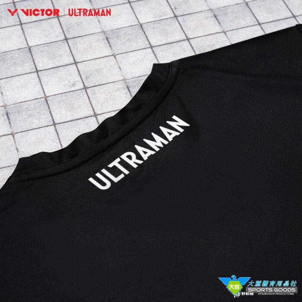 [大鷲體育]超人力霸王 聯名 勝利 VICTOR x ULTRAMAN T-514UTM T-514JRUTM 聯名針織-細節圖9