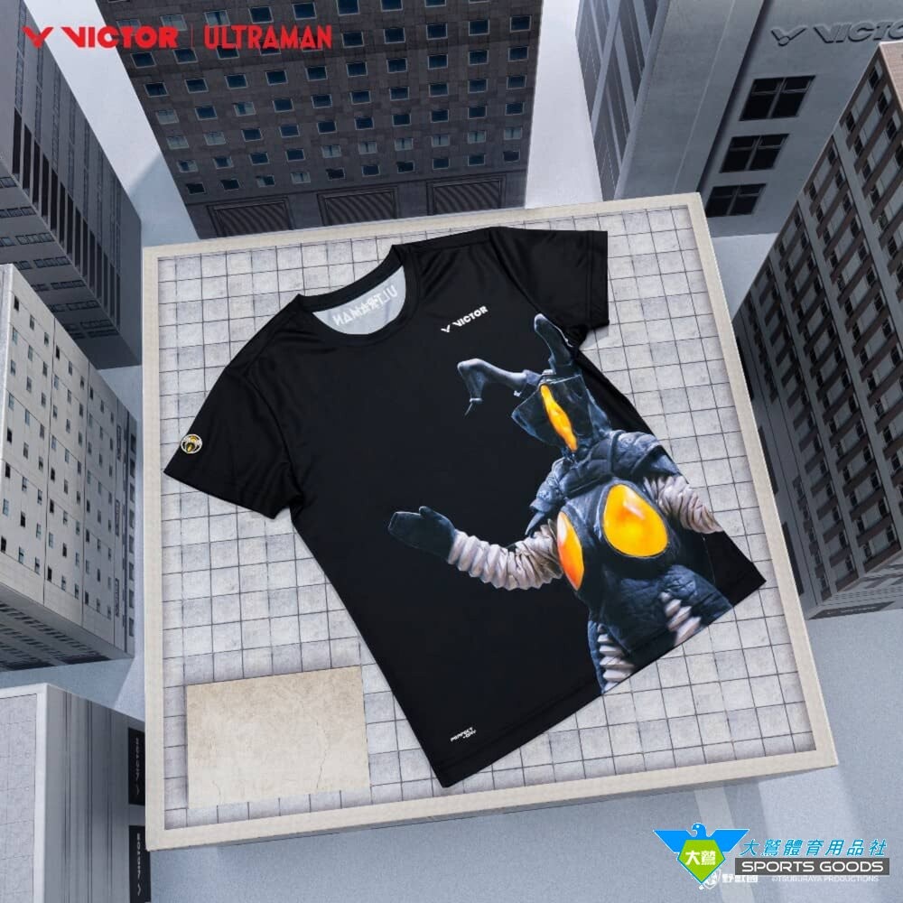 [大鷲體育]超人力霸王 聯名 勝利 VICTOR x ULTRAMAN T-515UTM T-515JRUTM 聯名針織-細節圖8