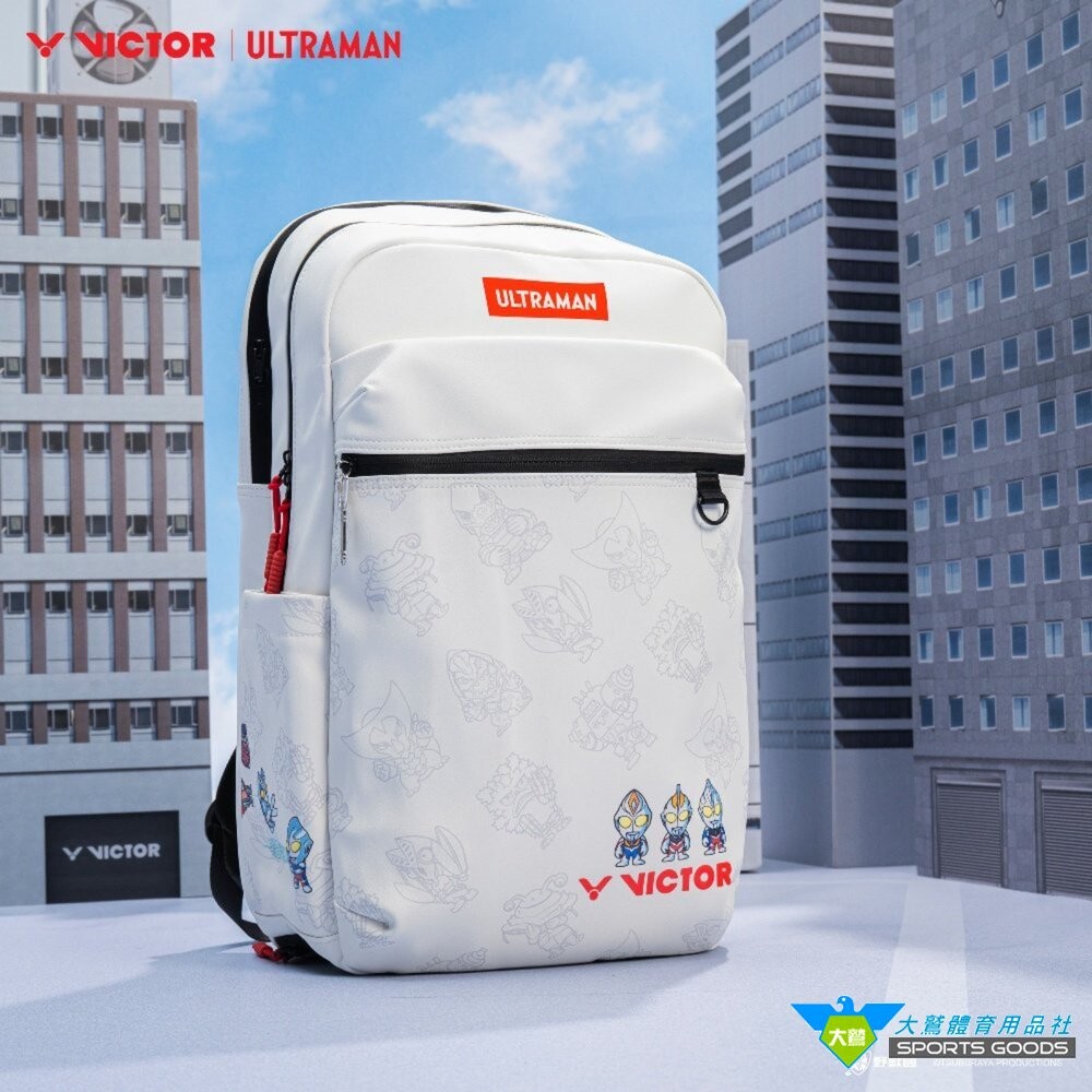 [大鷲體育]超人力霸王 VICTOR x 超人力霸王 ULTRAMAN BR5045UTM 聯名運動後背包-細節圖2