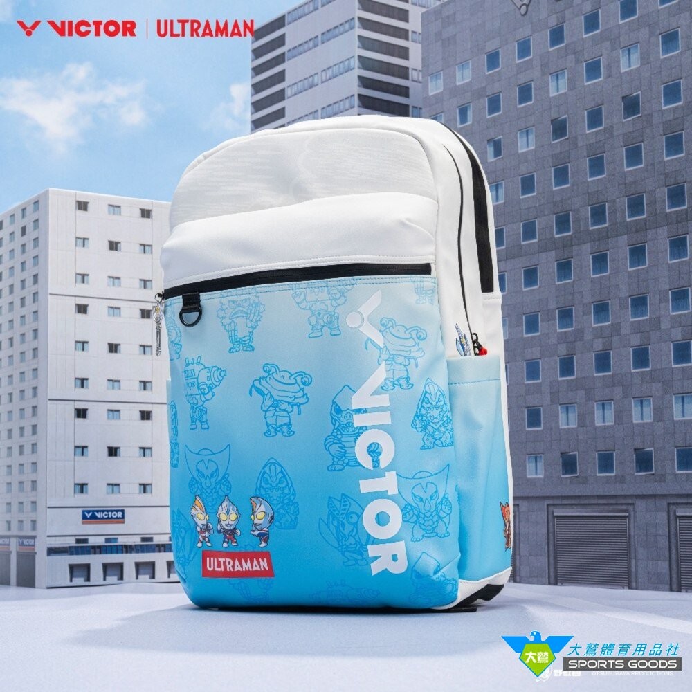 [大鷲體育]超人力霸王 VICTOR x 超人力霸王 ULTRAMAN BR5045UTM 聯名運動後背包-細節圖7