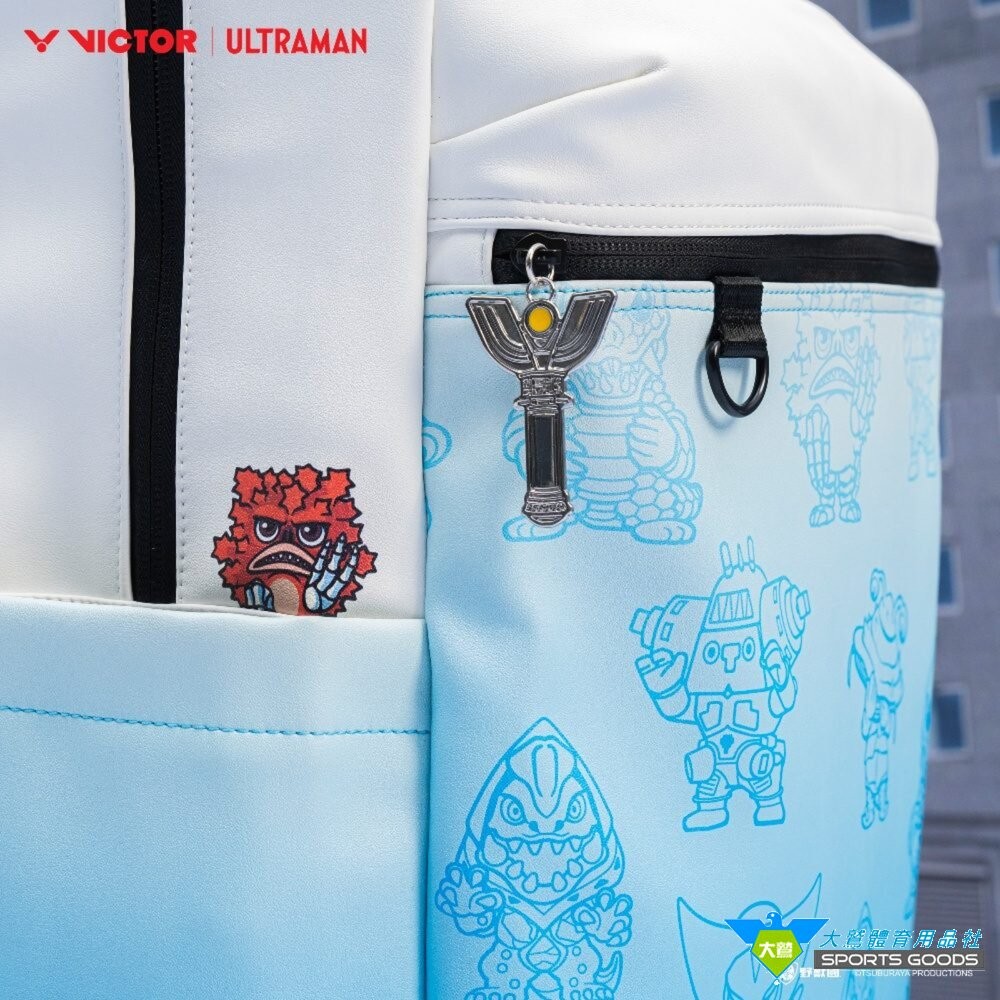 [大鷲體育]超人力霸王 VICTOR x 超人力霸王 ULTRAMAN BR5045UTM 聯名運動後背包-細節圖8