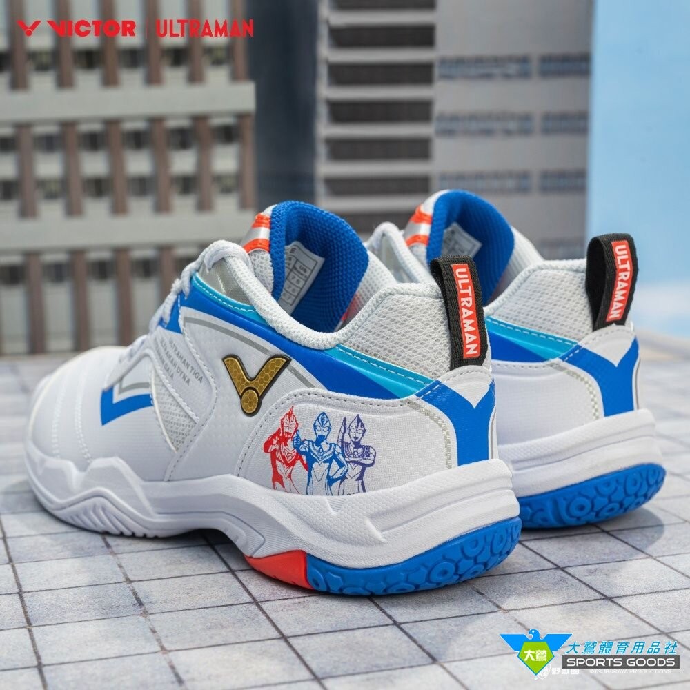 [大鷲體育]超人力霸王 VICTOR x 超人力霸王 ULTRAMAN P-UTM 聯名運動羽球鞋-細節圖3
