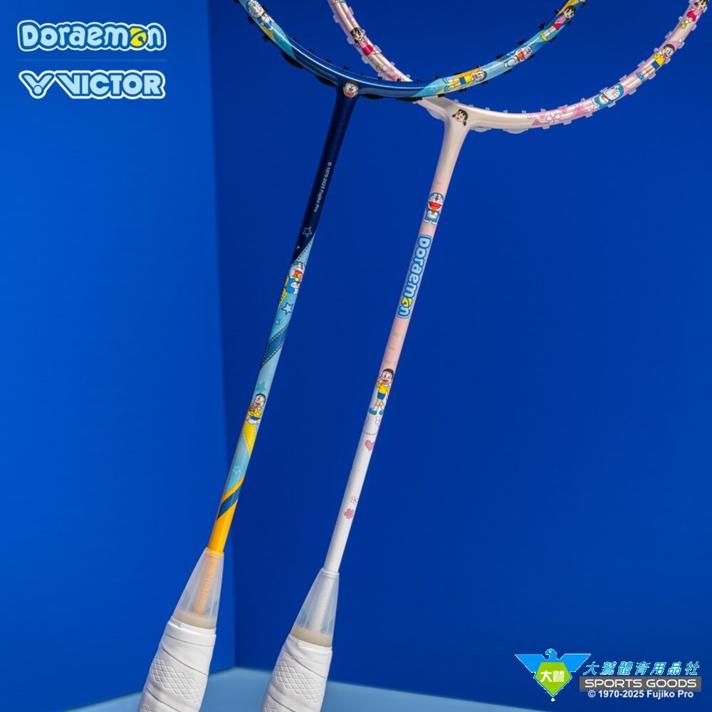 [大鷲體育]哆啦A夢 VICTOR x Doraemon 哆啦A夢限定聯名對拍禮盒 DRM SET I/B-細節圖5