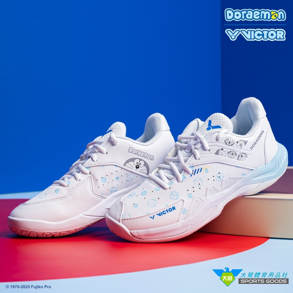 [大鷲體育]哆啦A夢 VICTOR x Doraemon 哆啦A夢限定聯名羽球鞋 P-DRM A-細節圖7