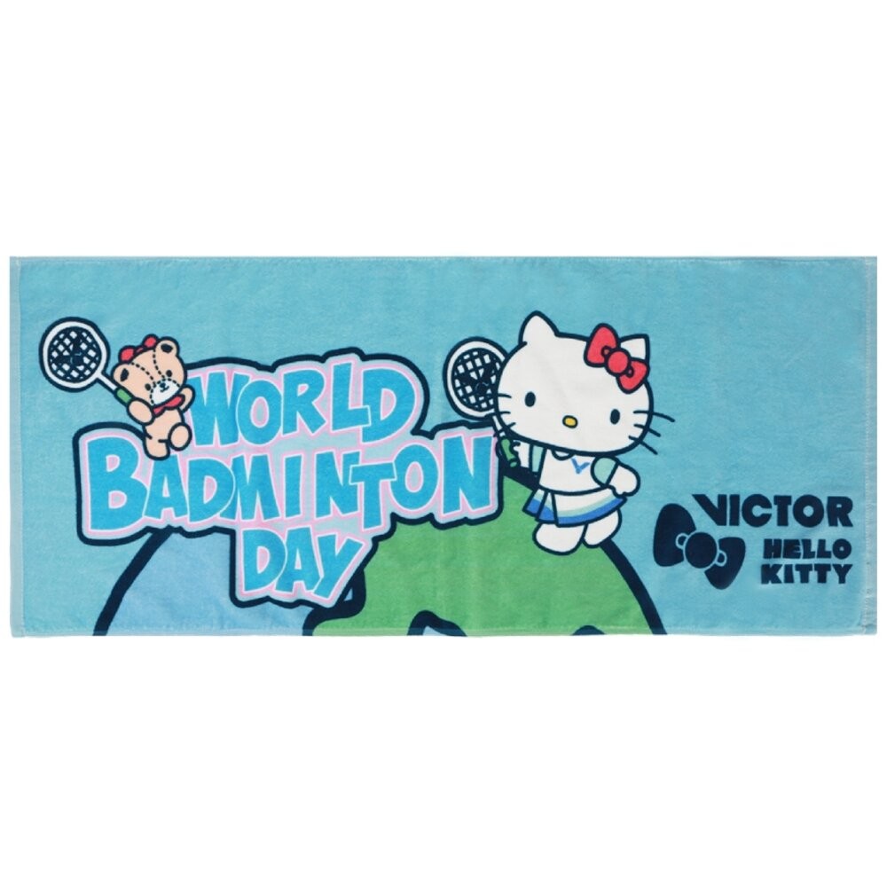 [大鷲體育]勝利 VICTOR x HELLO KITTY 世界羽球日 TW-KT302 聯名運動毛巾-規格圖4