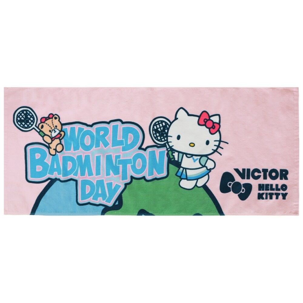 [大鷲體育]勝利 VICTOR x HELLO KITTY 世界羽球日 TW-KT302 聯名運動毛巾-規格圖4