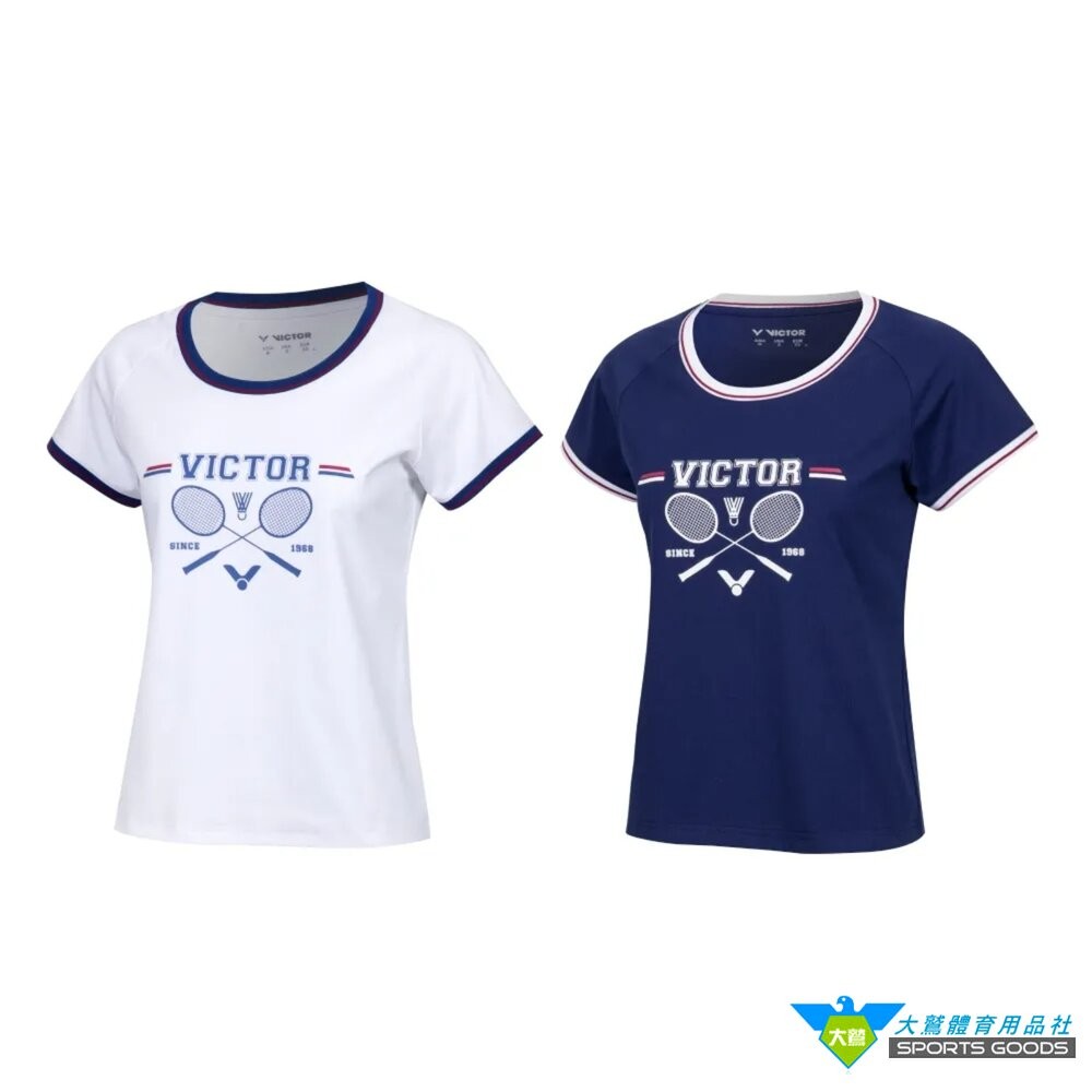 [大鷲體育]VICTOR羽球俱樂部系列T恤 T-5502VBC(女款)-細節圖2