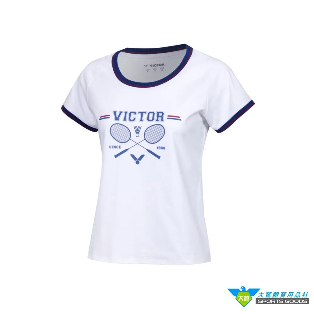 [大鷲體育]VICTOR羽球俱樂部系列T恤 T-5502VBC(女款)-細節圖3