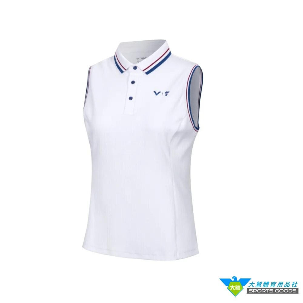 [大鷲體育]VICTOR羽球俱樂部系列無袖POLO衫 S-5501VBC(女款)-細節圖3