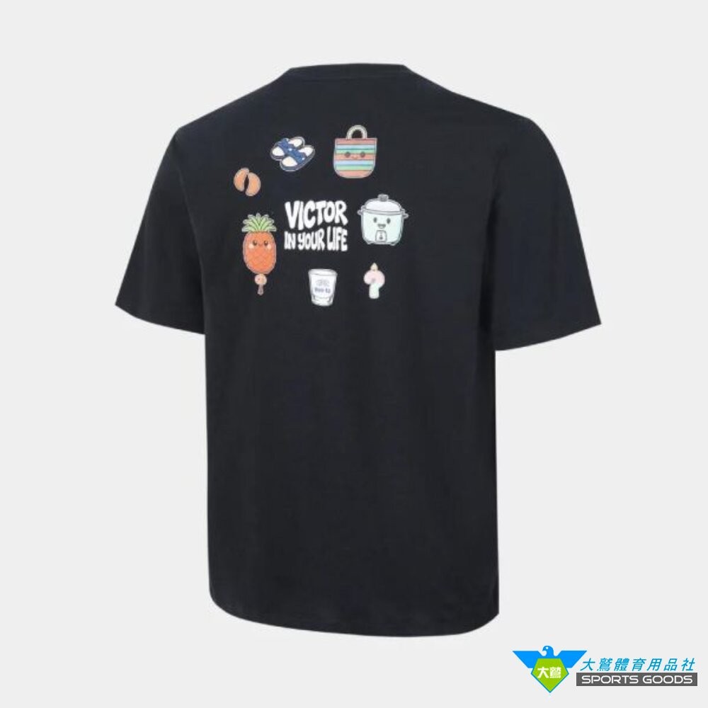 [大鷲體育]VICTOR 台灣懷舊 T-Shirt (中性款) T-2617 TW製 羽球衣 羽球服飾-細節圖3