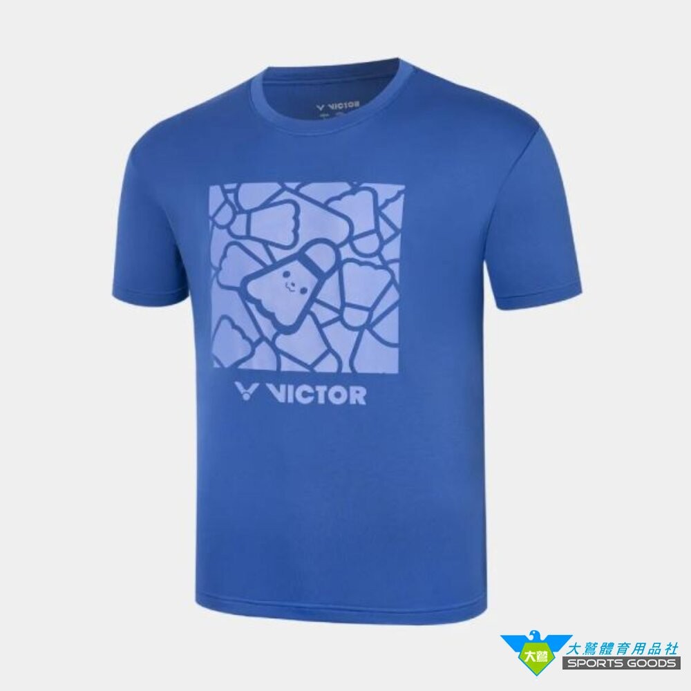 [大鷲體育]VICTOR 羽球滿版 T-Shirt (中性款) T-2616 TW製 羽球衣 羽球服飾-細節圖2