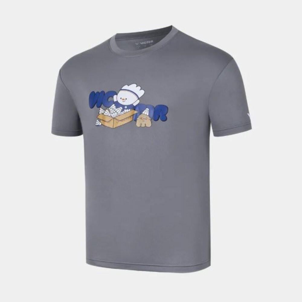 [大鷲體育]VICTOR 吉祥物 T-Shirt (中性款) T-2615 TW製 羽球衣 羽球服飾-規格圖7