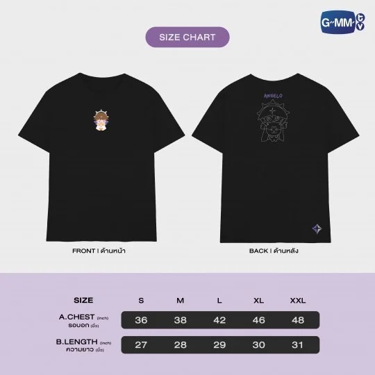 ANGELO OFFICIAL T-SHIRT(S)-細節圖2