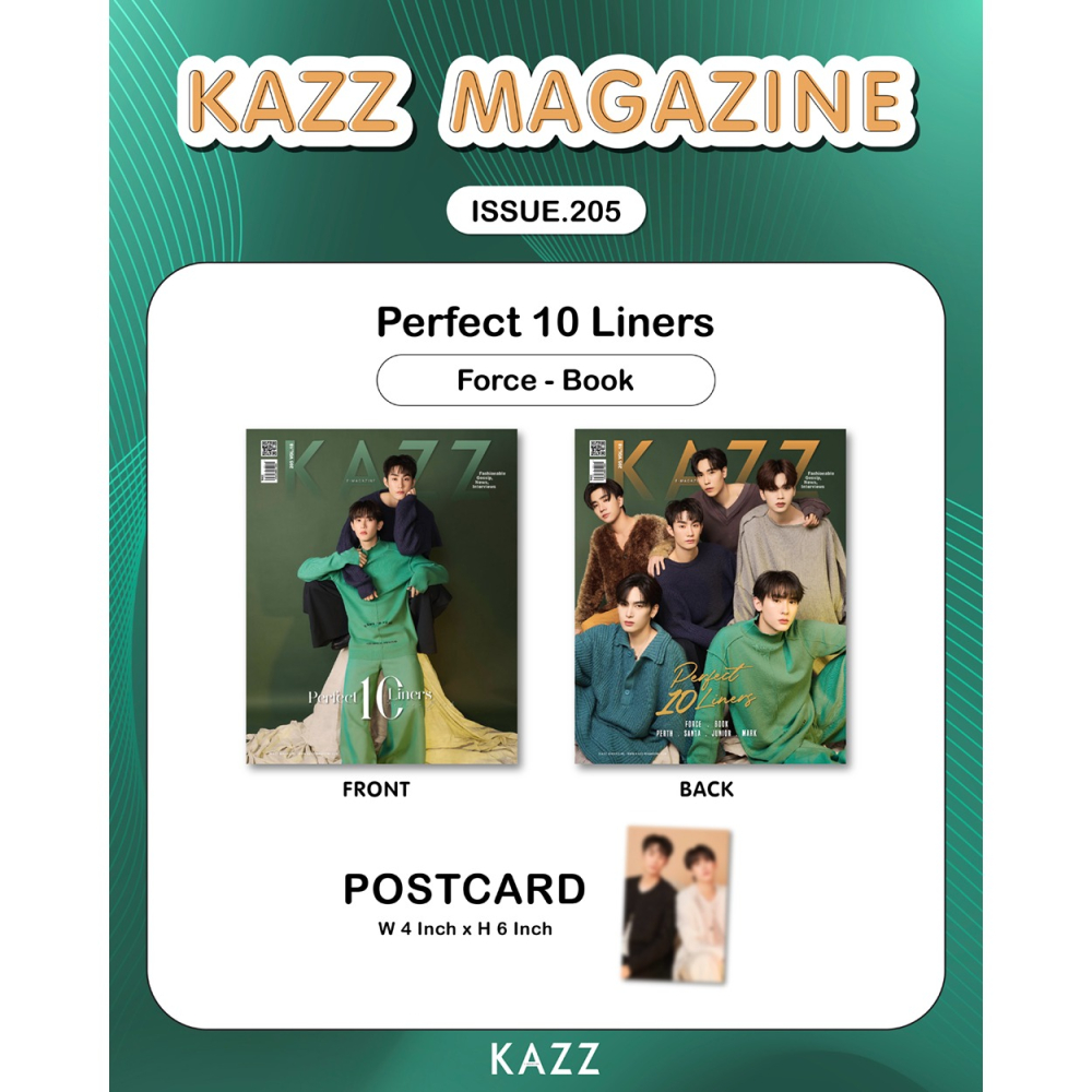 泰雜KAZZ 205 Perfect 10 Liners – Force Book-細節圖3