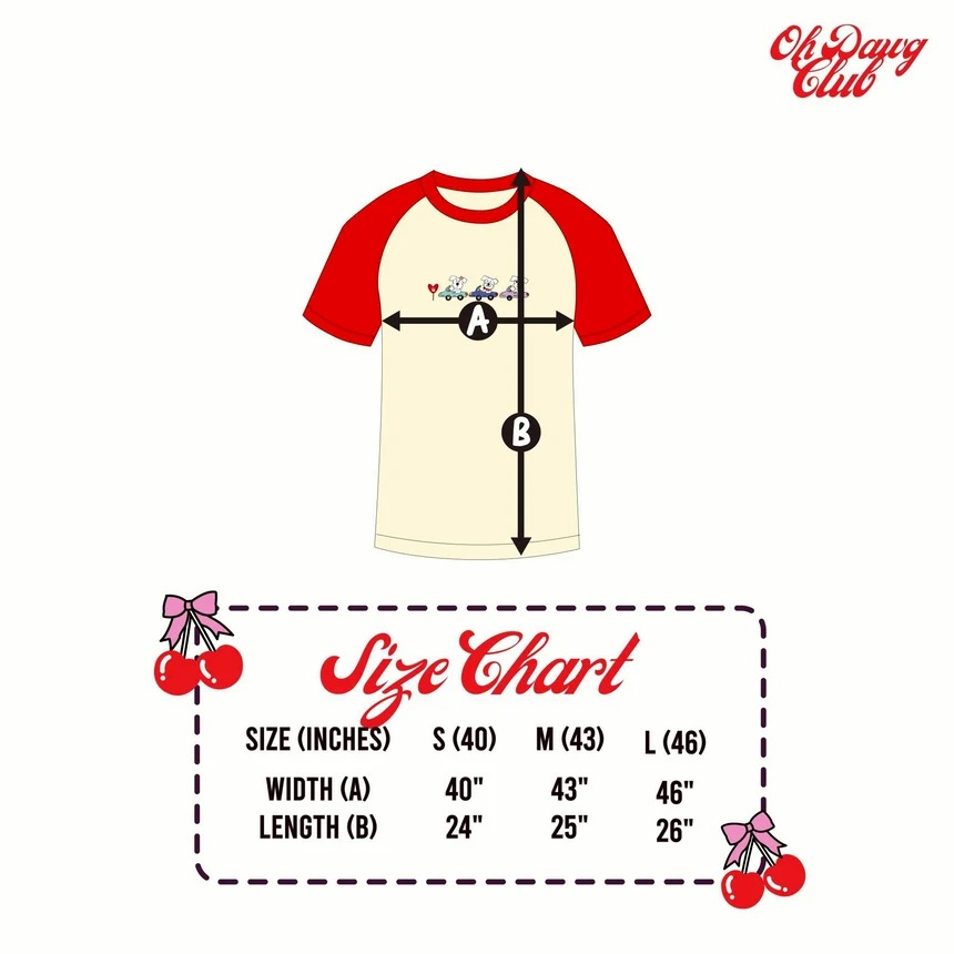 Sea品牌Oh Dawg Cherry Red - Slope T-Shirt-細節圖2