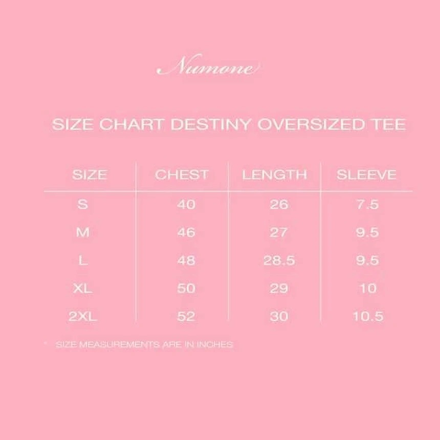 Fourth品牌NUMONE｜Destiny Oversized Tee (Black)-細節圖2