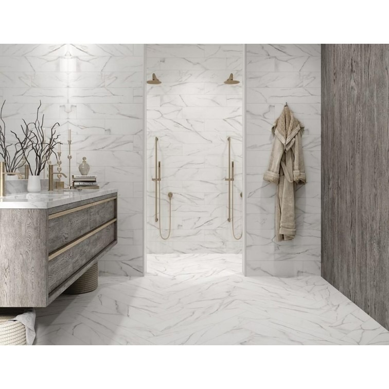 【磁。磚心一意】西班牙進口磚 15*90CM 長型銀狐紋磚 玄關 主題牆-細節圖2