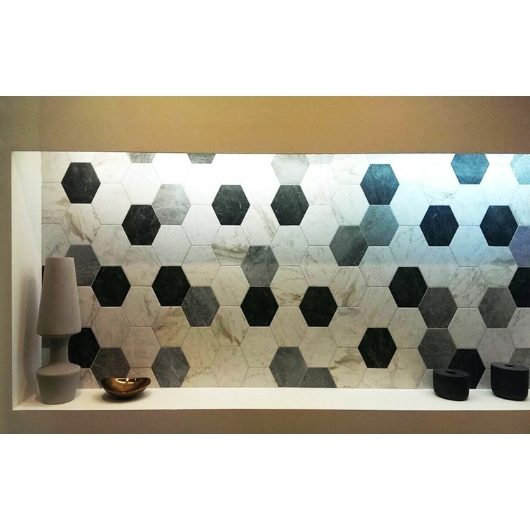 【磁。磚心一意】西班牙進口磚 18*21CM 六角磚 玄關 主題牆-細節圖3