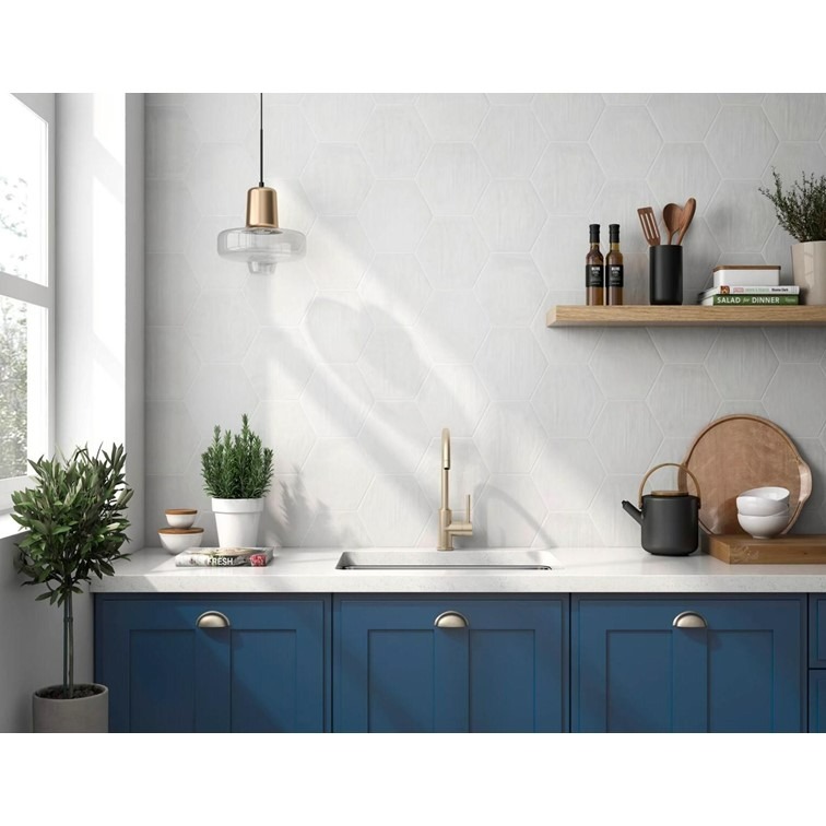 【磁。磚心一意】西班牙進口磚 19.8*22.8CM 六角磚 玄關 主題牆-細節圖2