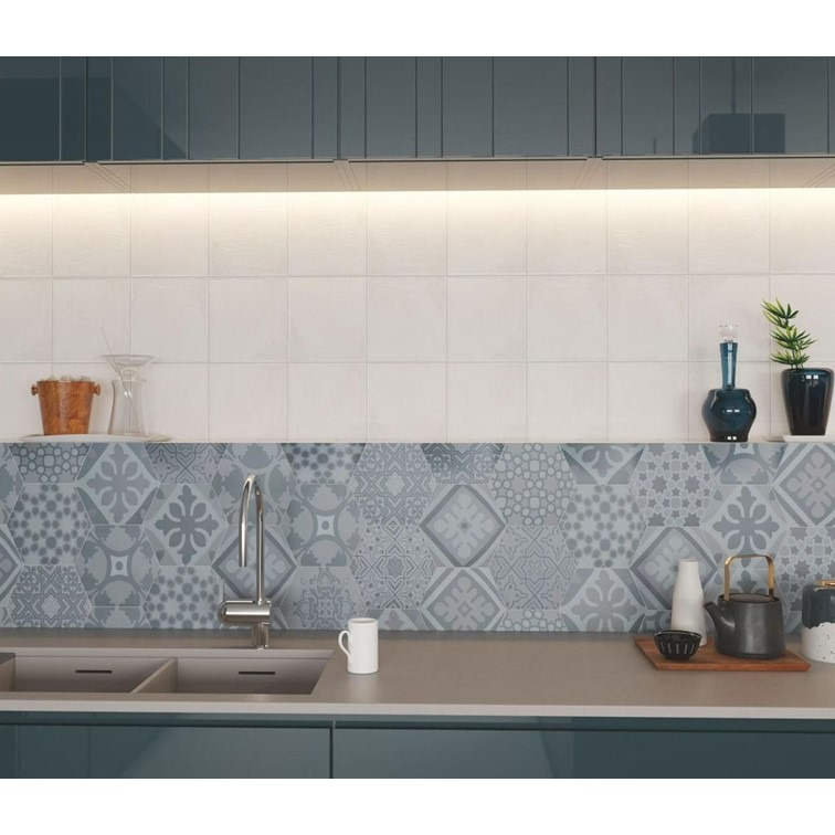 【磁。磚心一意】西班牙進口磚 19.8*22.8CM 六角磚 玄關 主題牆-細節圖3