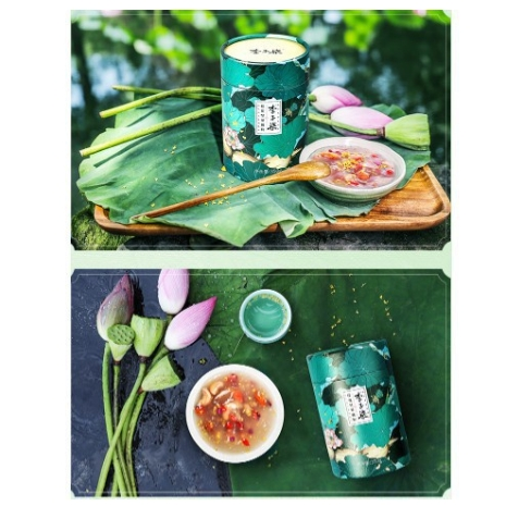 【台灣現貨】李子柒推薦桂花堅果藕粉羹350g 營養早餐 方便沖泡 桂花堅果藕粉 果乾堅果 純藕粉-細節圖4