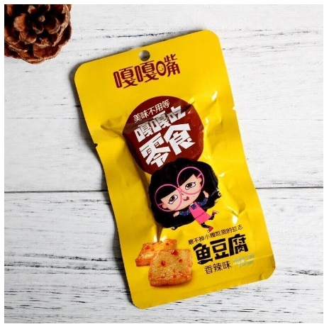【台灣現貨】嘎嘎嘴 香辣豆腐 22g/包 香辣味 燒烤味 兩種口味任選 休閒零食 辦公零食-細節圖2