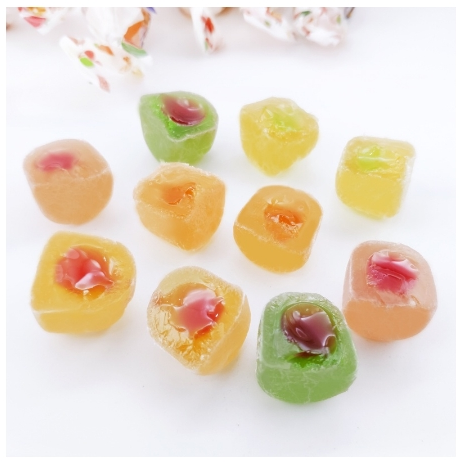 （超低價）網紅創意 手工切片糖 網紅水果切片糖果 混合水果味 硬糖 小零食 散裝 喜糖 兒童節 糖果-細節圖4