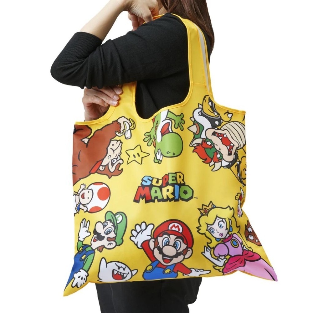 任天堂 Nintendo Switch 超級瑪利歐 環保購物袋 【esoon】現貨 環保袋 提袋 購物袋 特典 瑪莉歐-細節圖3