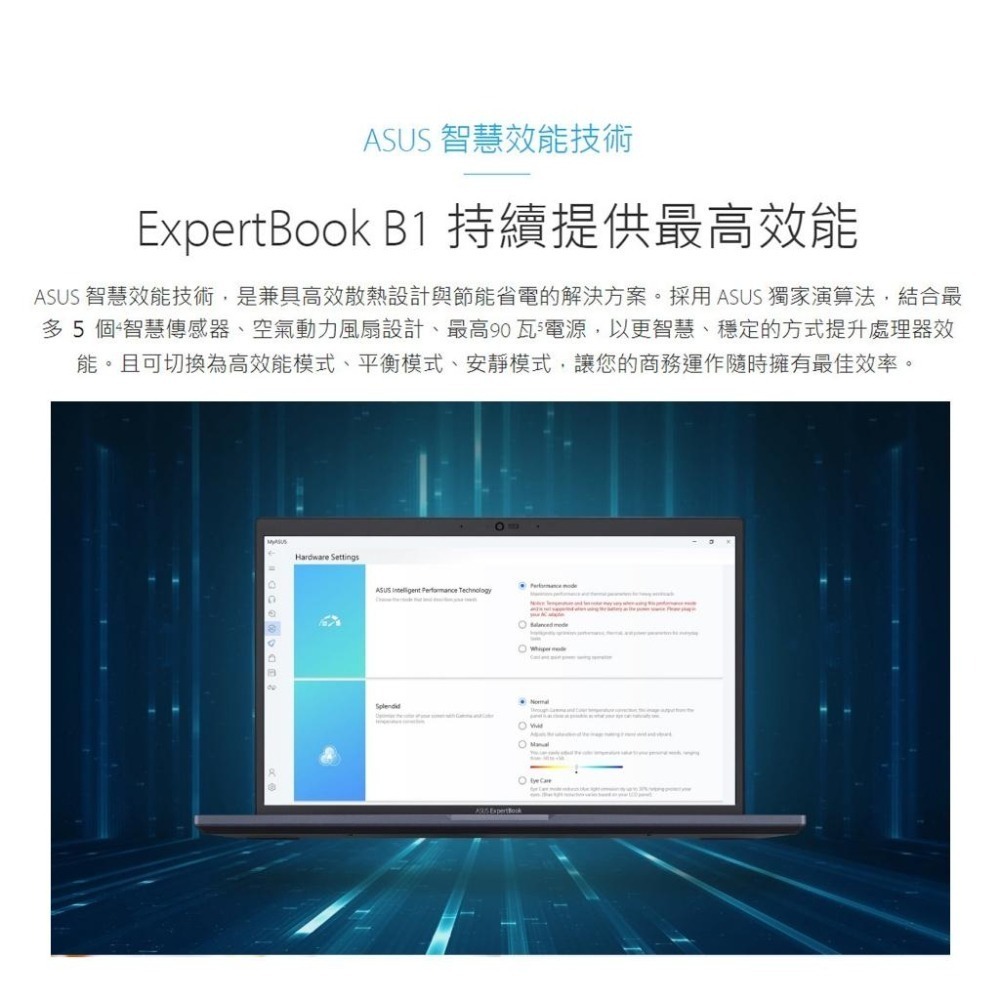 ASUS華碩 ExpertBook 15.6吋 B1508CV-0151A1335U 商用筆電【三年保】13代 指紋辨識-細節圖6