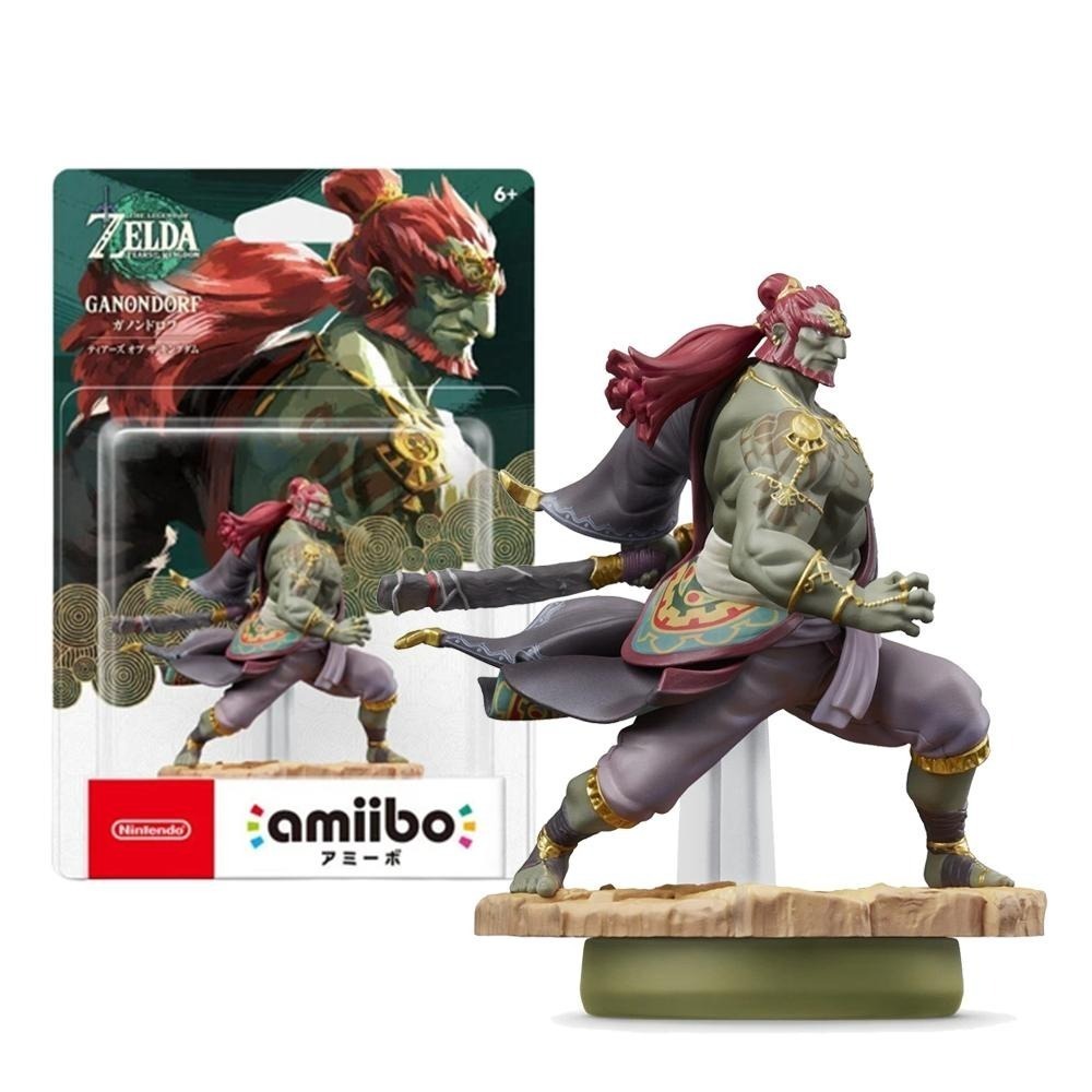 NS Switch Amiibo 薩爾達傳說 王國之淚【現貨 免運】薩爾達 林克 公主 魔王加儂多夫+搖桿帽 公仔 續篇-細節圖5