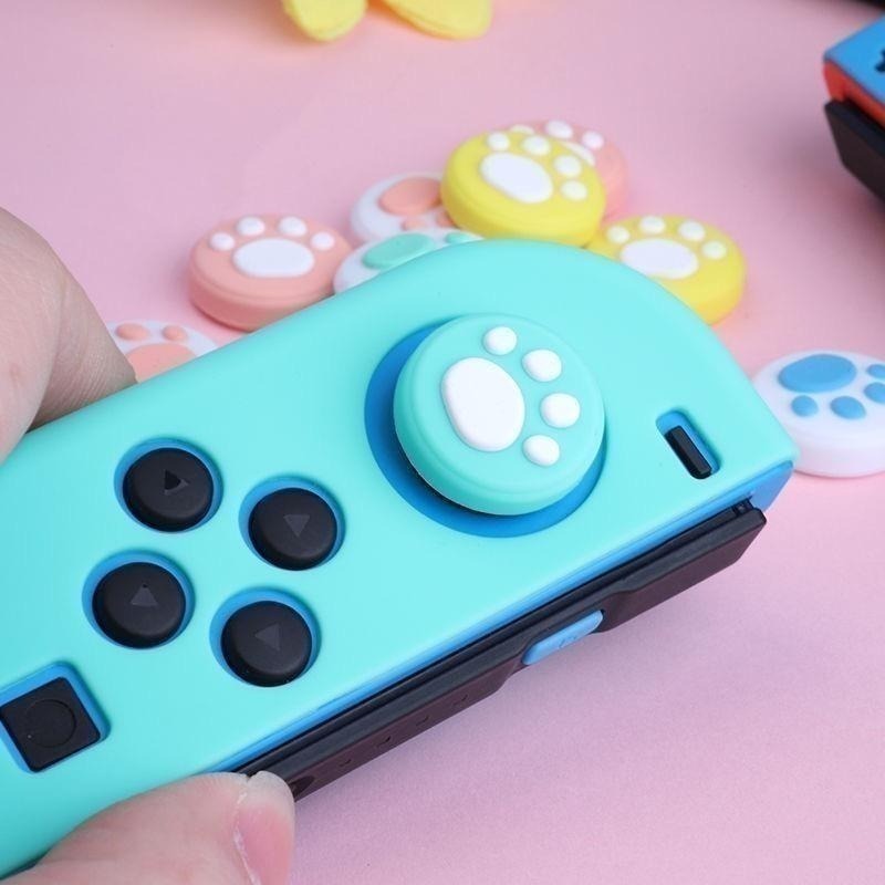 NS / NS2 Switch 搖桿帽 joy con 手把 貓爪 搖桿帽 橫桿保護套 搖桿套 LITE可用 蘑菇頭套-細節圖3