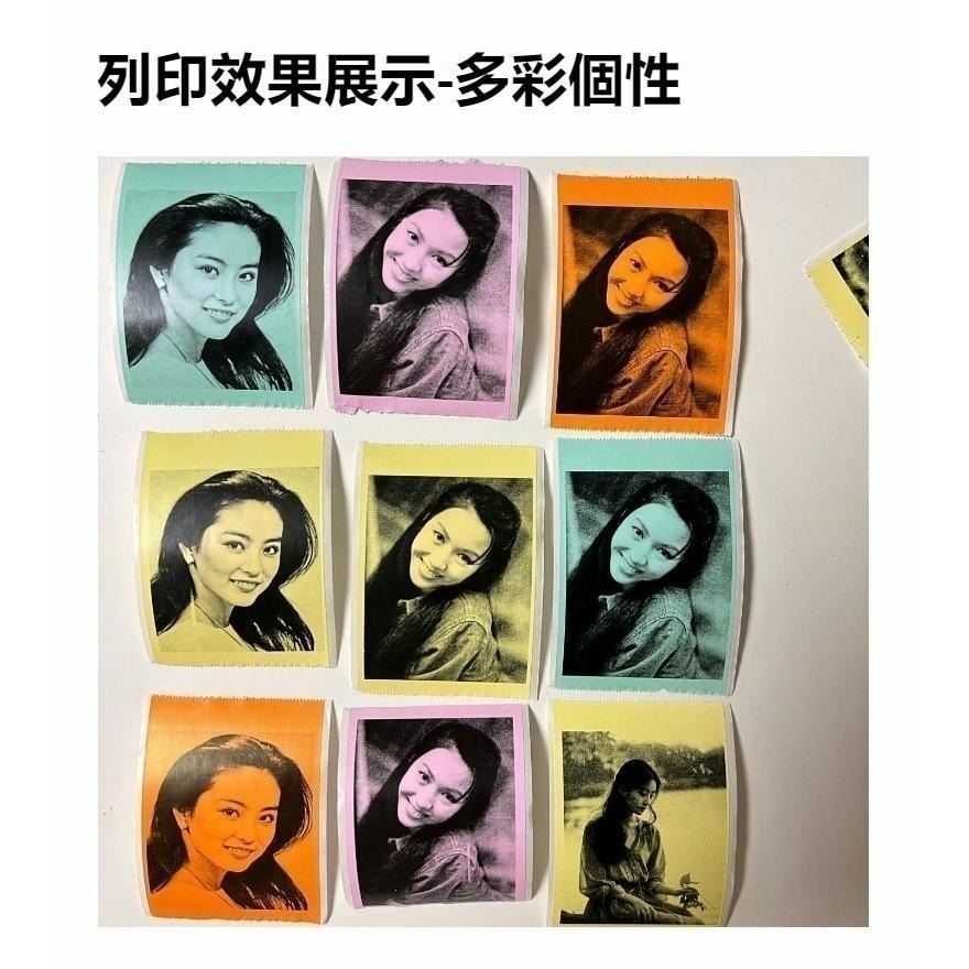 esoonkids 兒童相機紙 拍立得相機 打印紙 相片列印紙 感熱紙 熱感貼紙 彩色貼紙 帶背膠貼紙 57*25-細節圖7