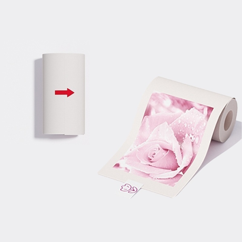 esoonkids 兒童相機紙 拍立得相機 打印紙 相片列印紙 感熱紙 熱感貼紙 彩色貼紙 帶背膠貼紙 57*25-規格圖9