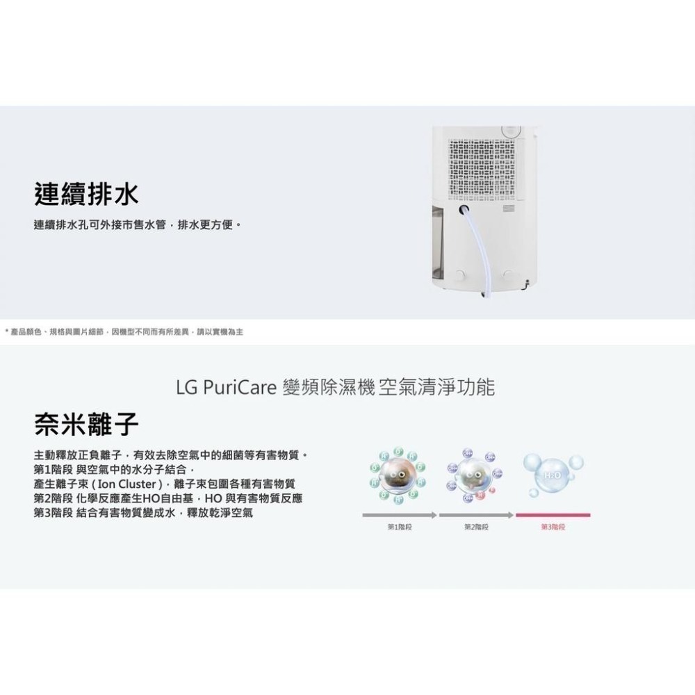 快速出貨 開發票 LG 樂金 PuriCare 18公升 雙變頻除濕機【可退稅1200】MD181QWE0 原廠公司貨-細節圖4