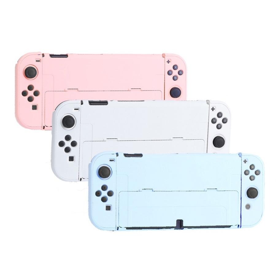 NS Switch OLED Joy con 保護套【esoon電玩】現貨 透明殼 手把保護殼 分體保護套 主機保護套-細節圖2