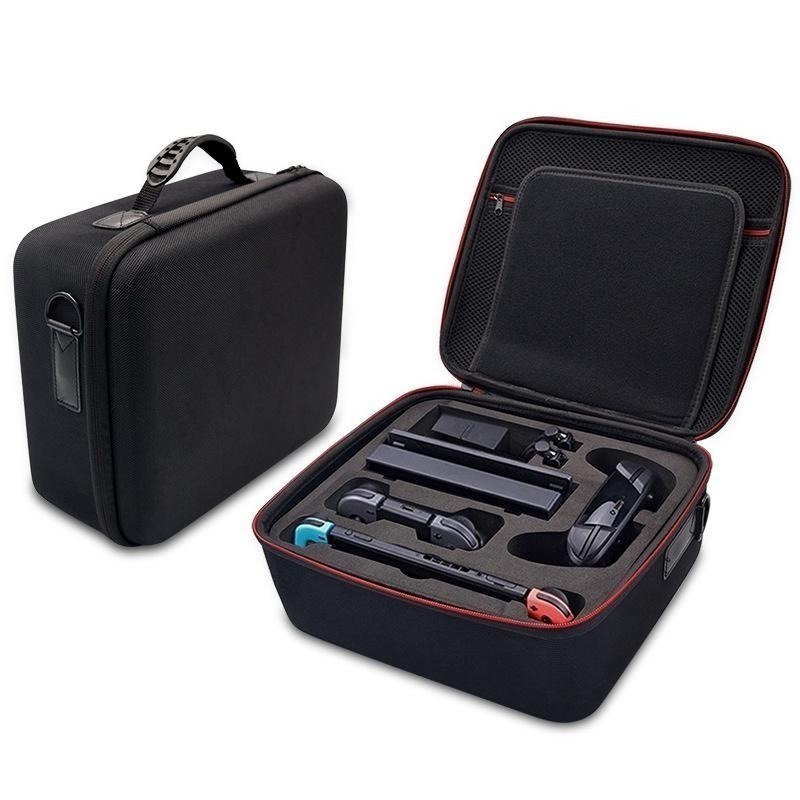 Switch OLED / NS2 收納包 台灣現貨 免運 硬殼包 主機包 保護包 防震防震 Switch收納包 收納箱-細節圖3