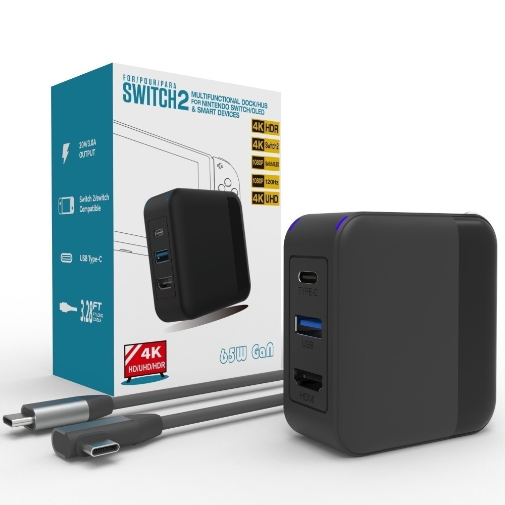 NS Switch 2 電視轉接器 NS2升級款【現貨】支援最新系統 NS2 影像轉換器 DOCK 投屏 可更新-規格圖8