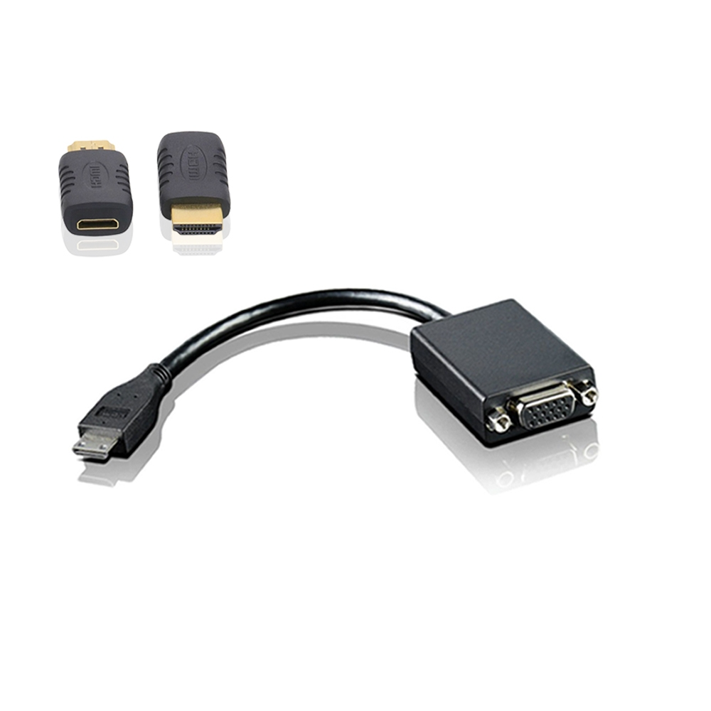 Lenovo 聯想 電腦轉接頭【esoon】現貨 HDMI轉VGA Mini hdmi to vga 轉換器 轉換線-細節圖2