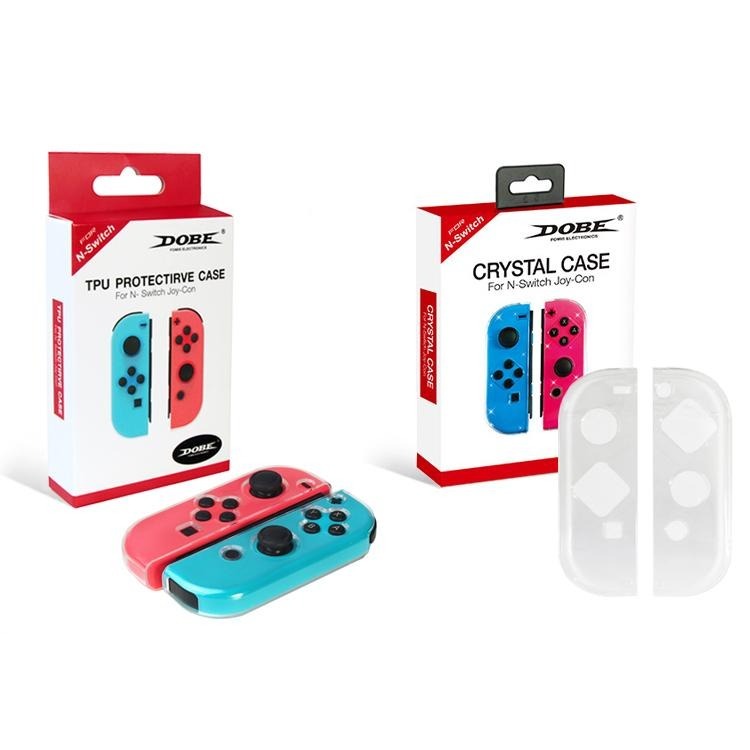 NS Switch OLED Joycon 保護殼【esoon】台灣現貨 水晶殼 手把殼 矽膠套 透明殼 手把套 手柄殼-細節圖2