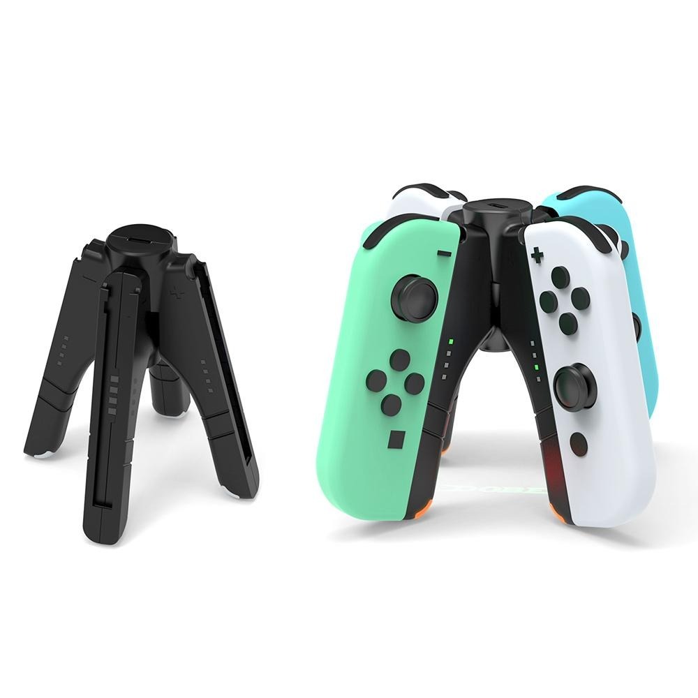 NS Switch OLED Joy-Con 手把充電座【esoon】現貨 可變身握把 可拆卸式握把 充電器 充電-細節圖2