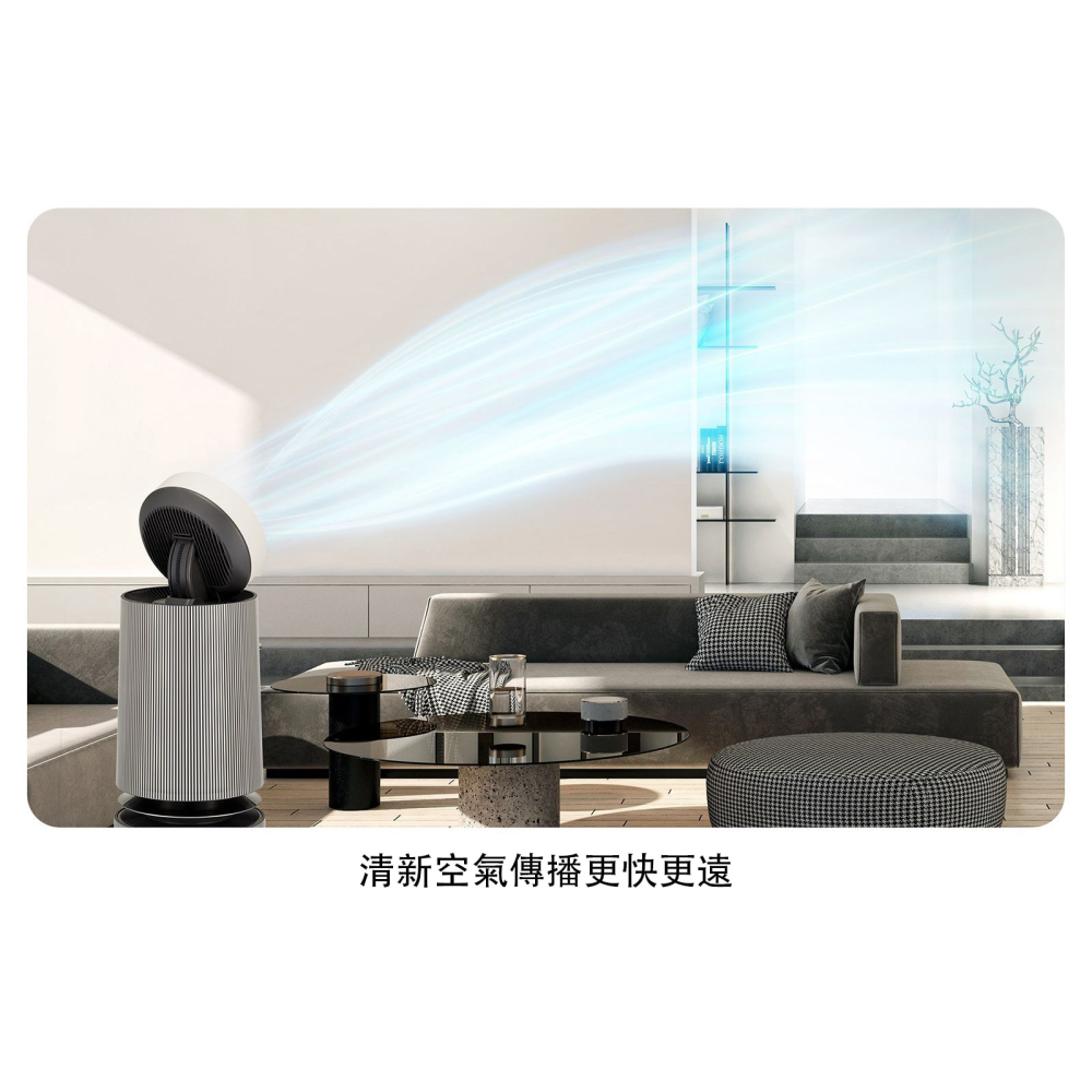 現貨 開發票 LG 樂金 AS101DBY0 360°空氣清淨機 適用30坪【雙層】寵物功能增加版二代 HEPA濾網-細節圖9
