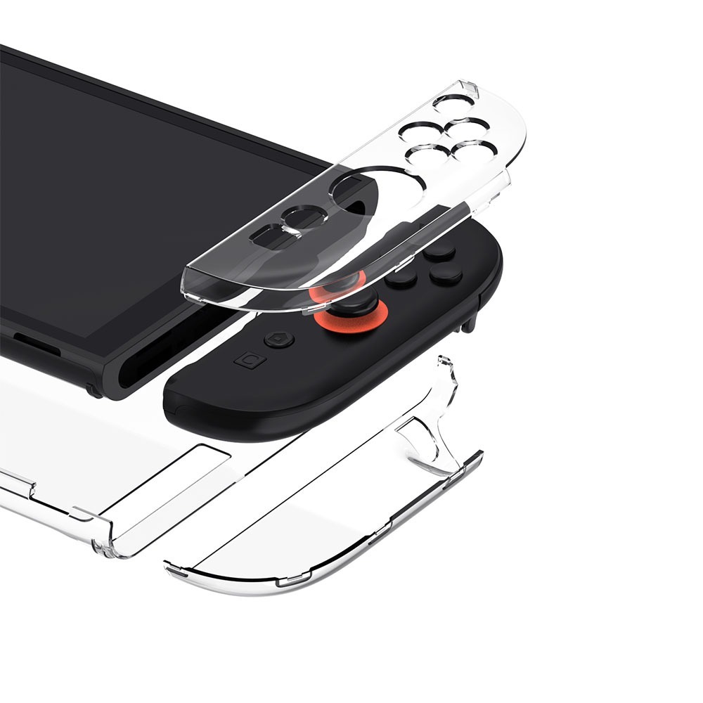 NS Switch 2 NS2 保護殼【esoon】現貨 OLED 透明殼 手把保護殼 分體保護套 主機保護套 主機殼-細節圖5