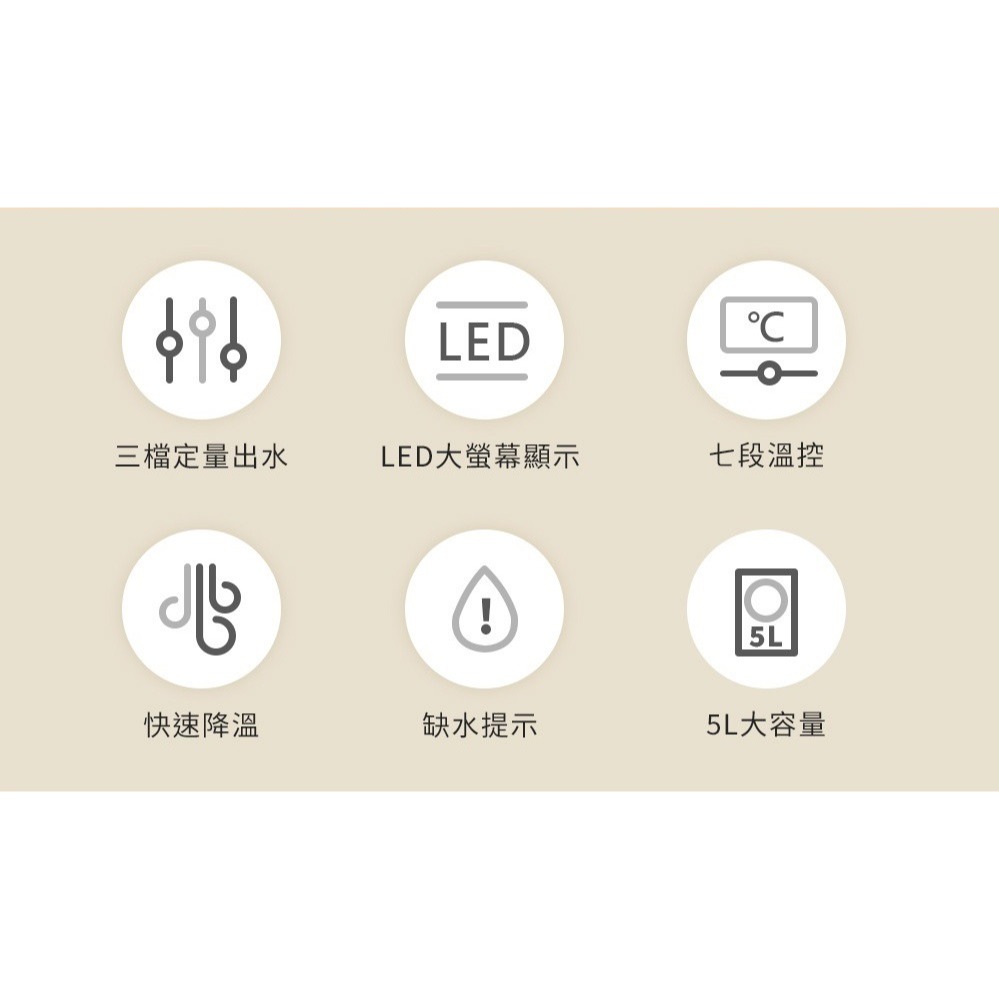 TECO東元 5L 微電腦溫控熱水瓶 YD5203CBW【現貨 免運】304 熱水壺 快煮壺 熱水瓶 定量出水 宿舍必備-細節圖4